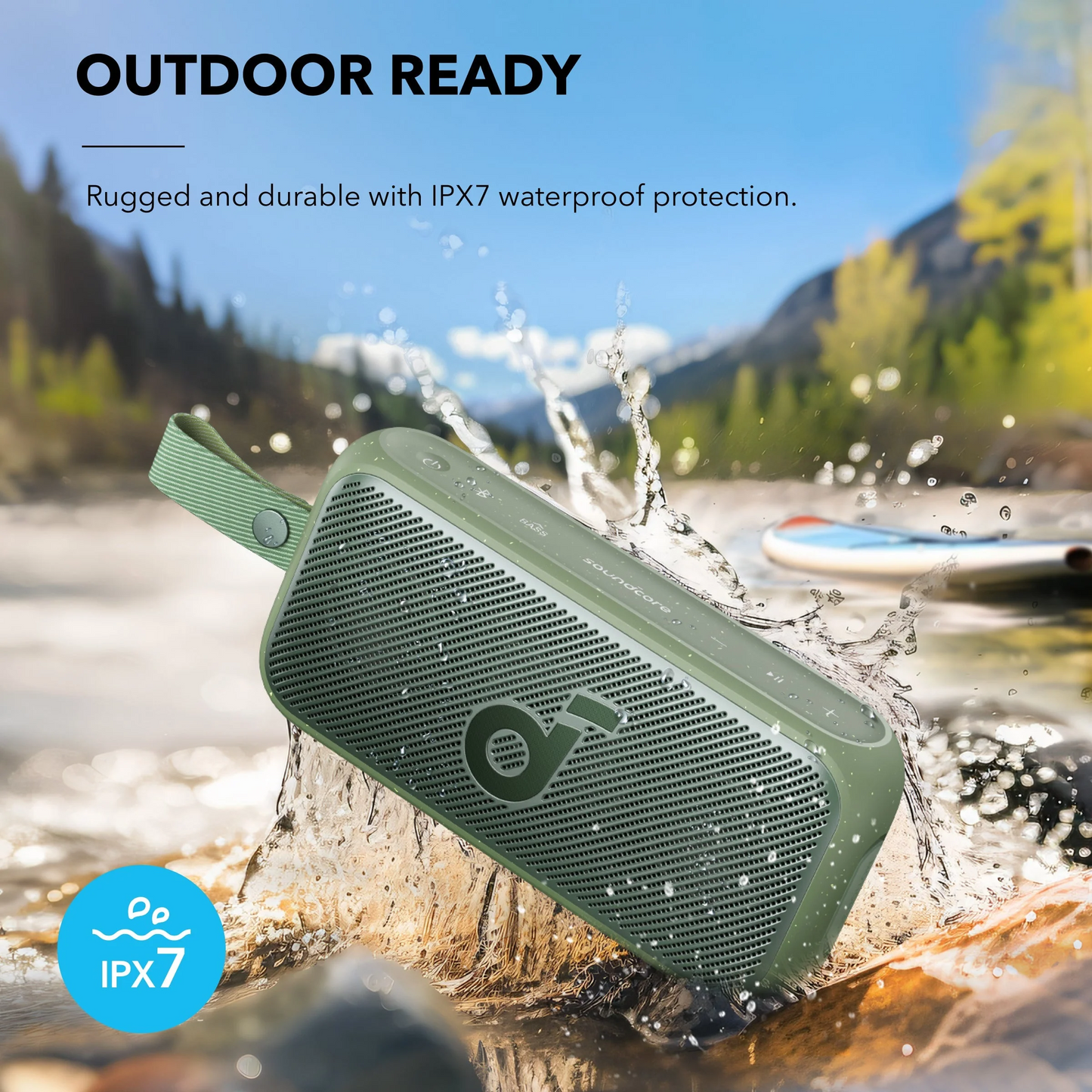 Boxa Portabila Bluetooth Anker SoundCore Motion 300, 30W, TWS, Waterproof, Verde A3135061