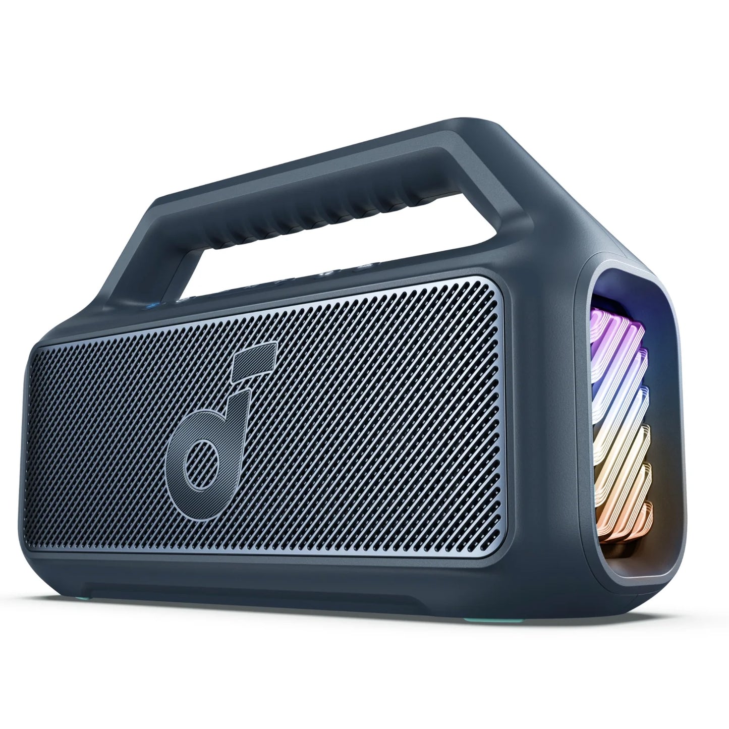 Boxa Portabila Bluetooth Anker SoundCore Boom 2, 80W, RGB, Waterproof, Albastra A3138031