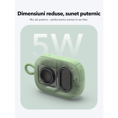 Boxa Portabila Bluetooth Anker SoundCore Select 4 Go, 5W, TWS, Waterproof, Verde A31X1061