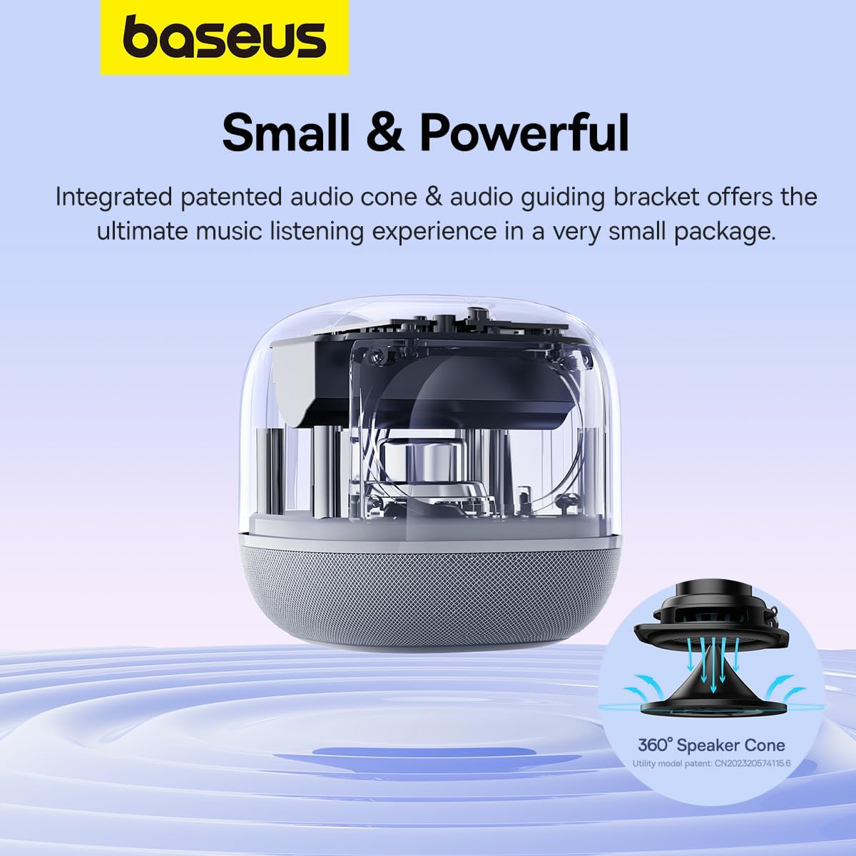 Boxa Bluetooth Baseus AeQur V2, Alba A20050500211-00