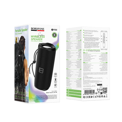Boxa Portabila Bluetooth Borofone BR100 Joy, 2 x 5W, TWS, Neagra