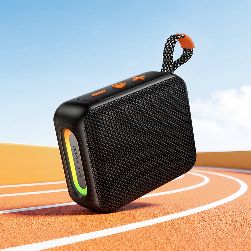 Boxa Portabila Bluetooth Borofone BR106 Felicitous, 8W, TWS, RGB, Neagra