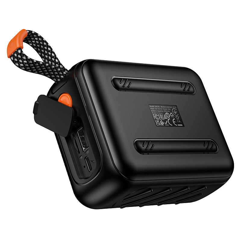 Boxa Portabila Bluetooth Borofone BR106 Felicitous, 8W, TWS, RGB, Neagra