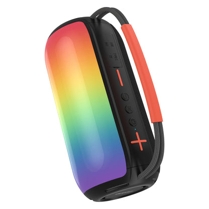 Boxa Portabila Bluetooth Dudao Y21, 2 x 5W, TWS, RGB, Neagra