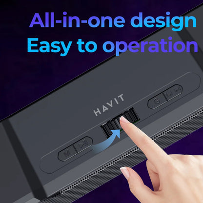 Boxa Bluetooth HAVIT SK772BT, 10W, Neagra