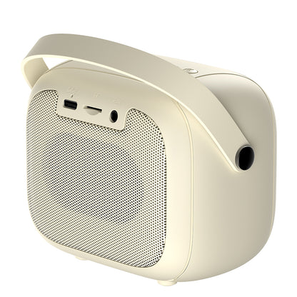Boxa Portabila Bluetooth HAVIT SK818BT Karaoke, 5W, RGB, Waterproof, Bej