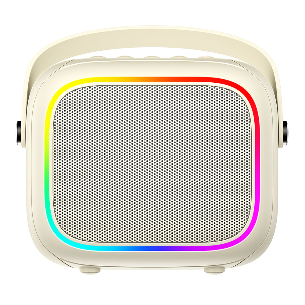 Boxa Portabila Bluetooth HAVIT SK818BT Karaoke, 5W, RGB, Waterproof, Bej