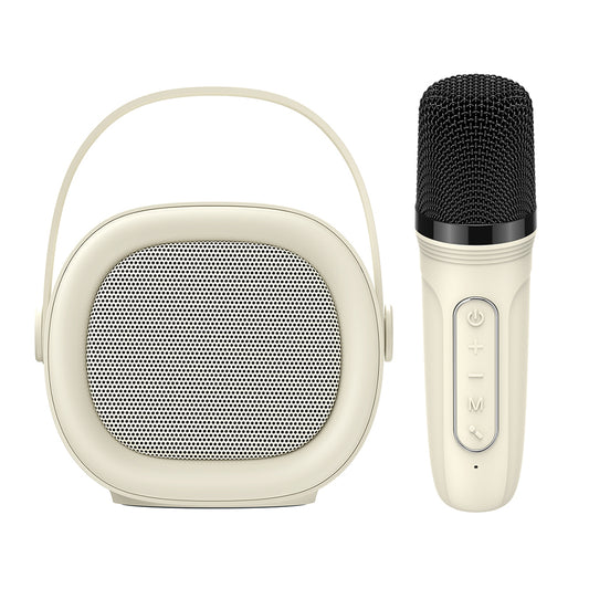 Boxa Portabila Bluetooth HAVIT SK819BT Karaoke, 5W, Bej