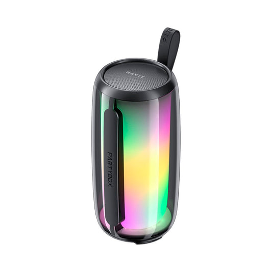 Boxa Portabila Bluetooth HAVIT SK879BT, 8W, RGB, Waterproof, Neagra