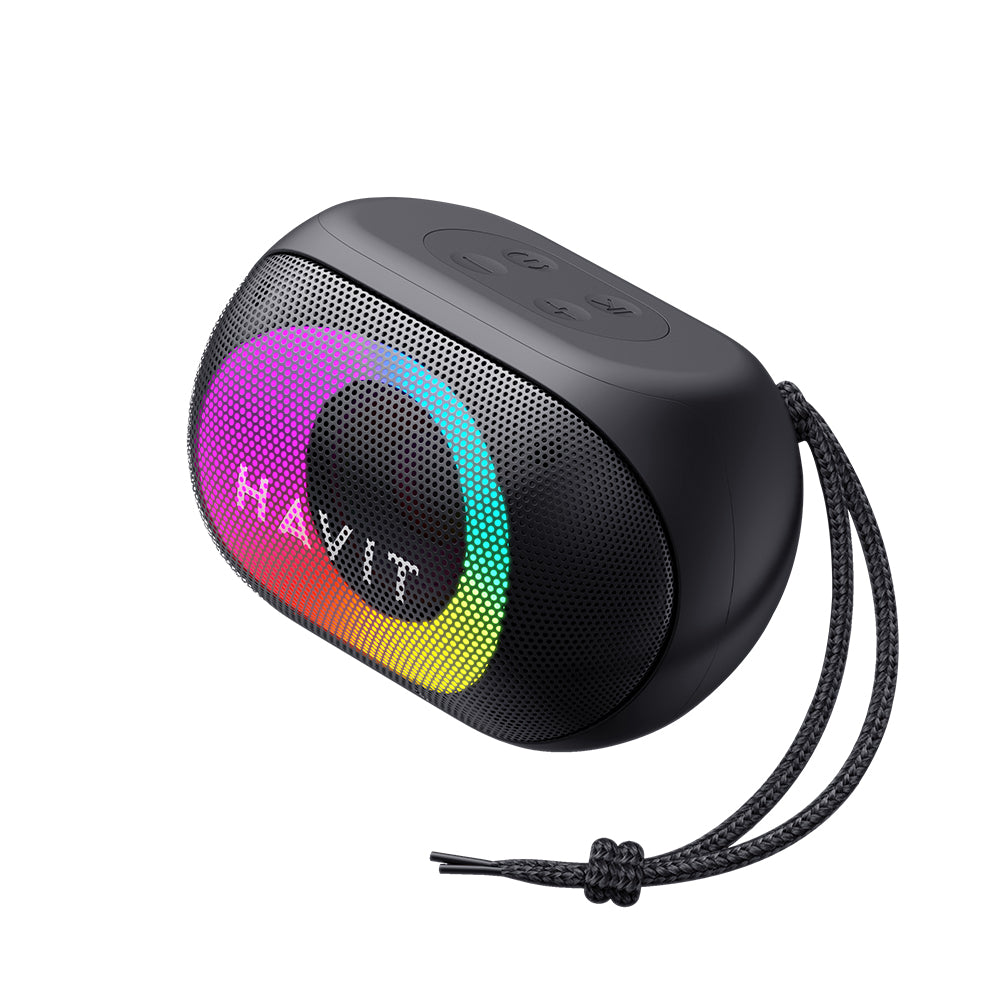 Boxa Portabila Bluetooth HAVIT SK885BT, 8W, RGB, Waterproof, Neagra