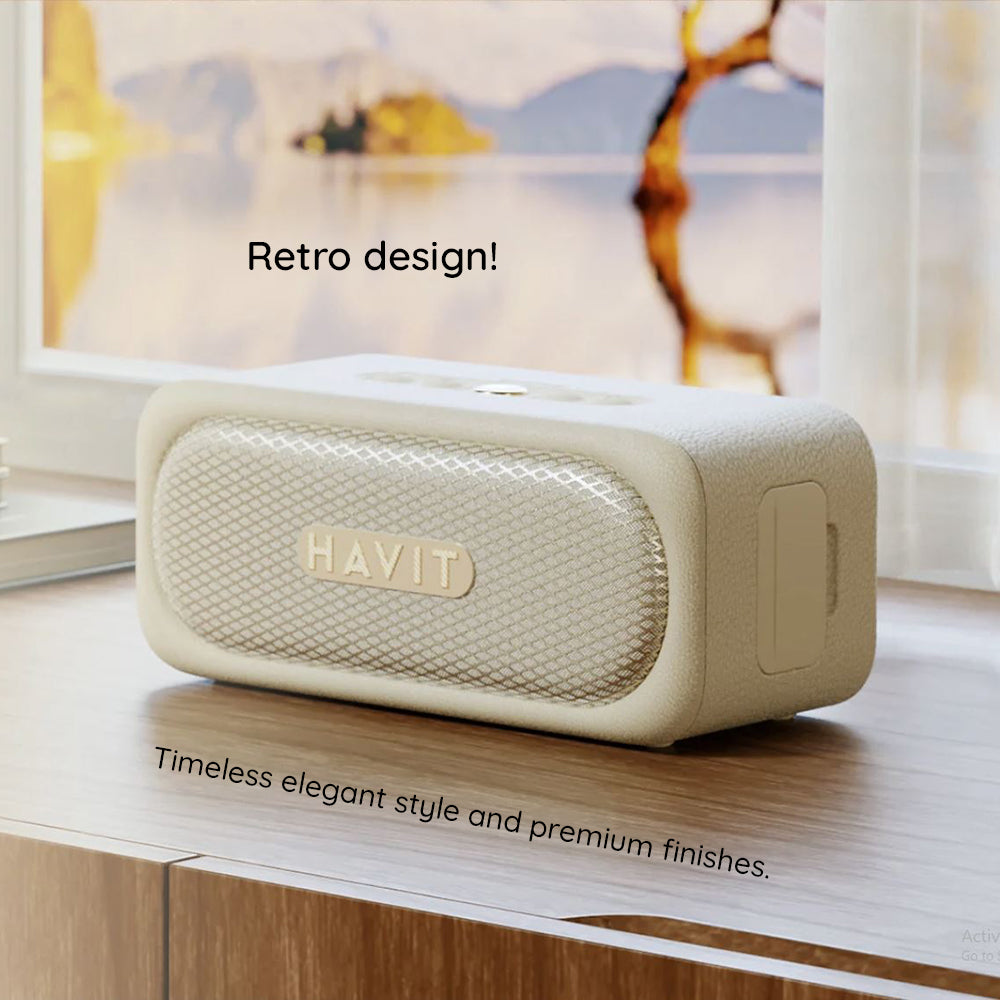 Boxa Bluetooth HAVIT SK905BT, 20W, Waterproof, Bej