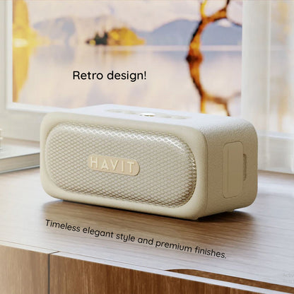 Boxa Bluetooth HAVIT SK905BT, 20W, Waterproof, Bej