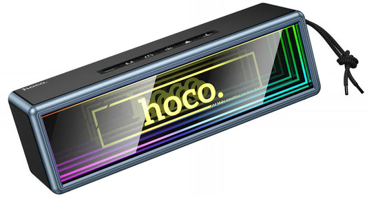 Boxa Portabila Bluetooth HOCO HC40, 2 x 10W, TWS, RGB, Neagra