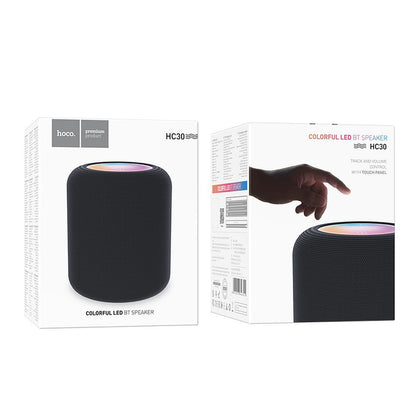 Boxa Portabila Bluetooth HOCO HC30, 5W, TWS, RGB, Neagra