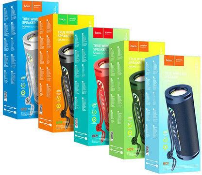 Boxa Portabila Bluetooth HOCO HC9 Dazzling Pulse Sports, 10W, TWS, RGB, Albastra