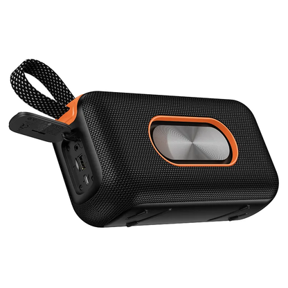 Boxa Portabila Bluetooth HOCO HC32, 2 x 10W, TWS, RGB, Neagra