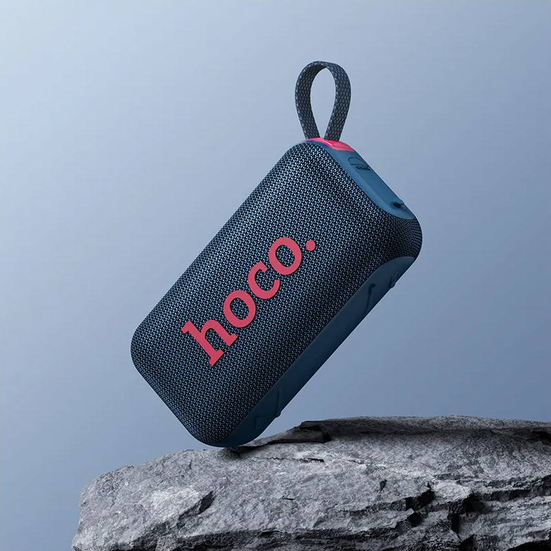 Boxa Portabila Bluetooth HOCO HC32, 2 x 10W, TWS, RGB, Bleumarin