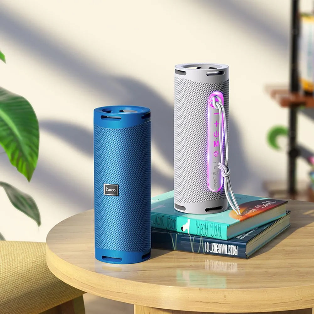 Boxa Portabila Bluetooth HOCO HC9 Dazzling Pulse Sports, 10W, TWS, RGB, Albastra