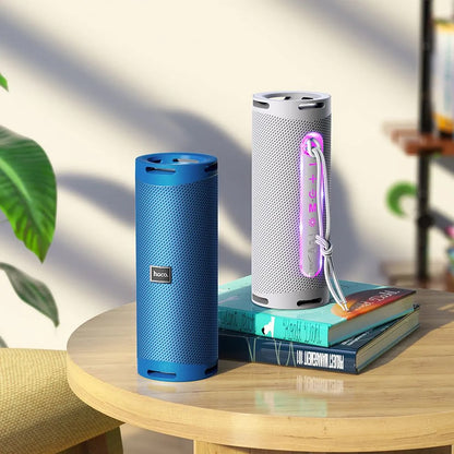 Boxa Portabila Bluetooth HOCO HC9 Dazzling Pulse Sports, 10W, TWS, RGB, Albastra