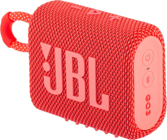 Przenośny głośnik Bluetooth JBL GO 3, 4,2 W, Pro Sound, wodoodporny, różowy JBLGO3RED