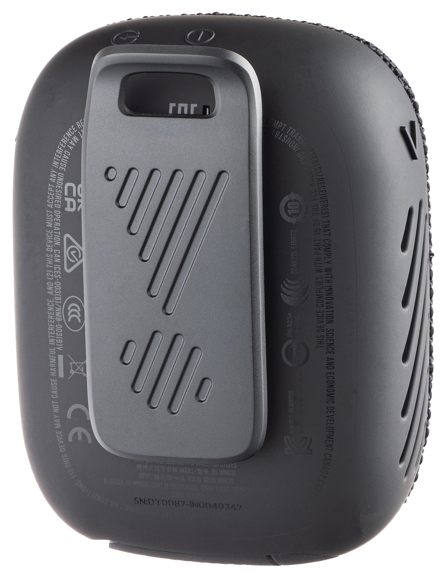 Boxa Portabila Bluetooth JBL Wind 3, 5W, Waterproof, Neagra JBLWIND3