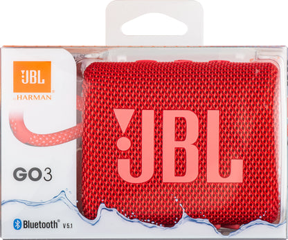 Boxa Portabila Bluetooth JBL GO 3, 4.2W, Pro Sound, Waterproof, Rosie JBLGO3RED