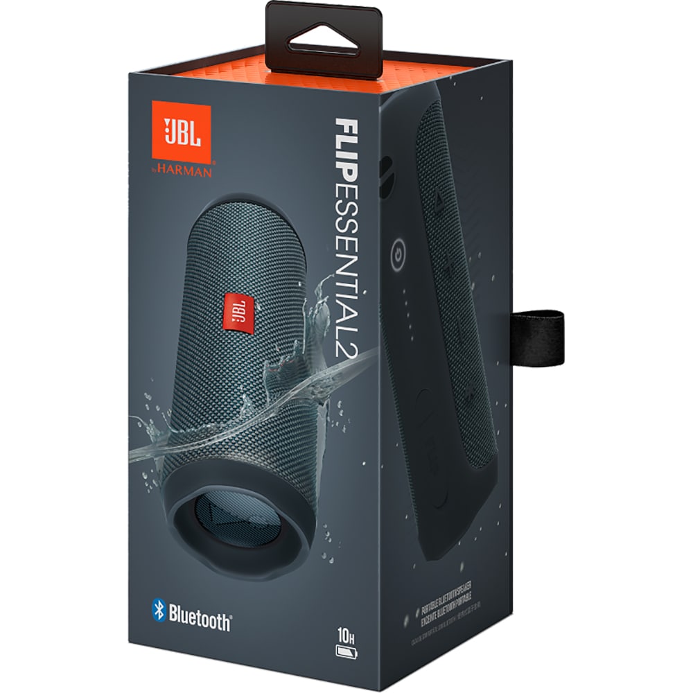 Boxa Portabila Bluetooth JBL Flip Essential 2, 20W, PartyBoost, Waterproof, Neagra JBLFLIPES2BK