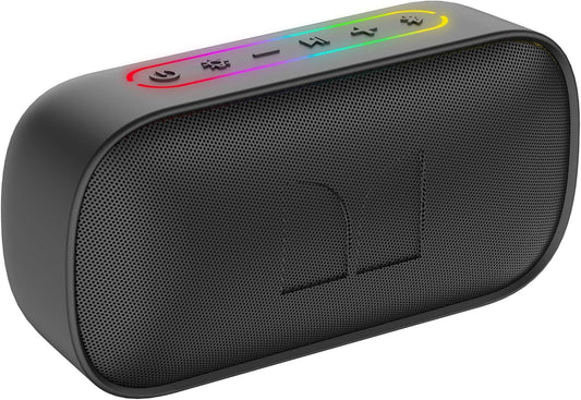 Boxa Portabila Bluetooth Monster S150, 14W, TWS, RGB, Waterproof, Neagra