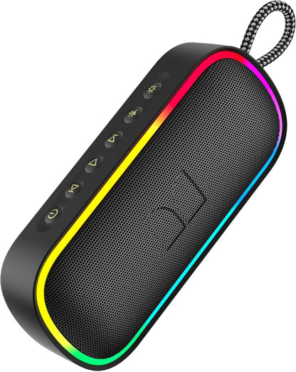 Boxa Portabila Bluetooth Monster S150 Plus, 40W, TWS, RGB, Waterproof, Neagra