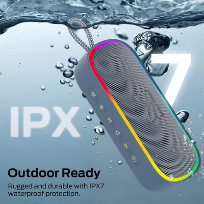 Boxa Portabila Bluetooth Monster S150 Plus, 40W, TWS, RGB, Waterproof, Albastra