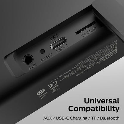 Boxa Portabila Bluetooth Monster S150 Plus, 40W, TWS, RGB, Waterproof, Neagra