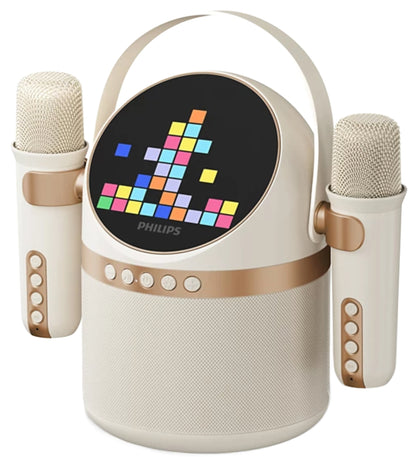 Boxa Portabila Bluetooth Philips, 10W, Karaoke, Bej TAS2509WT/00