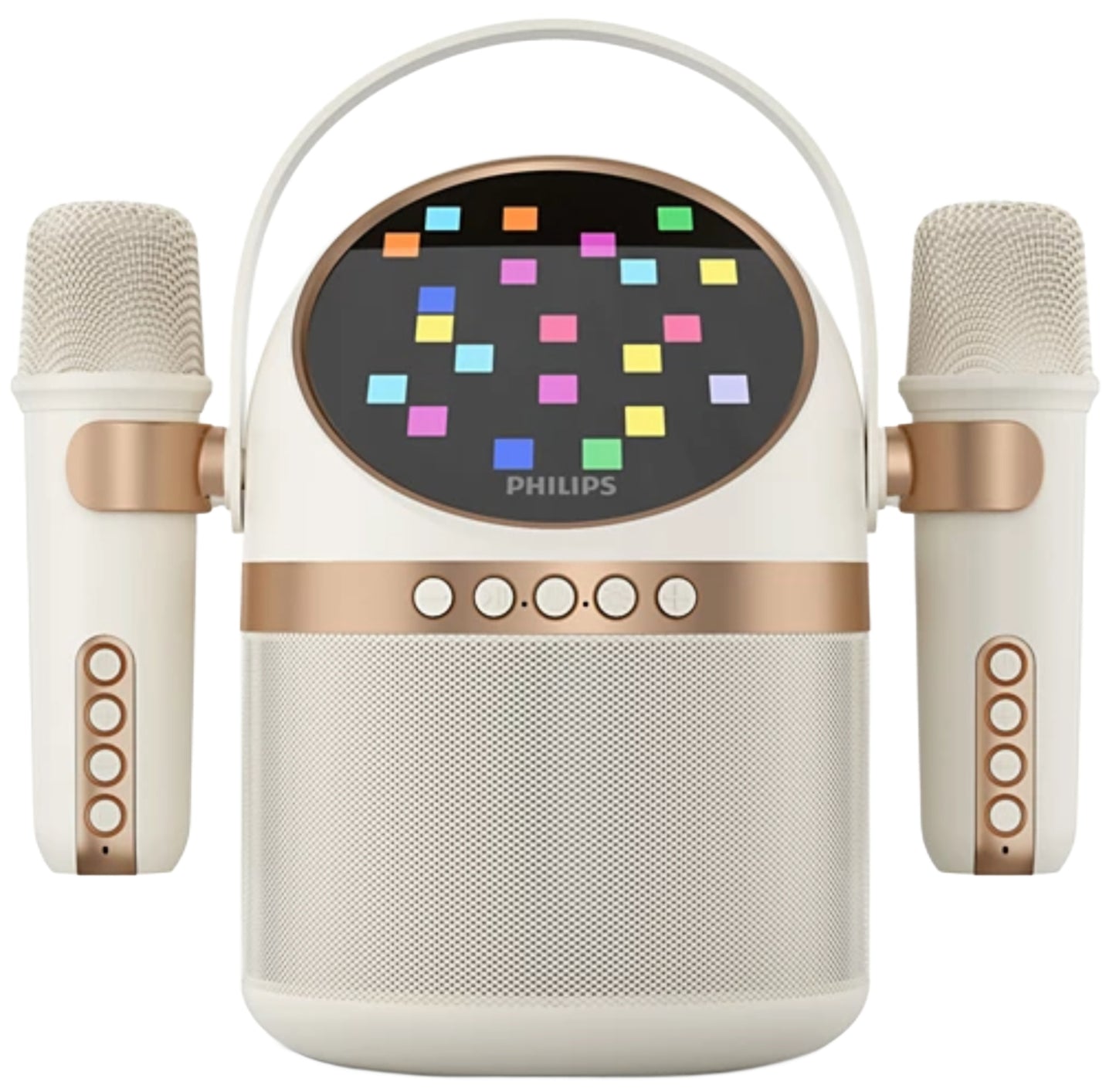 Boxa Portabila Bluetooth Philips, 10W, Karaoke, Bej TAS2509WT/00