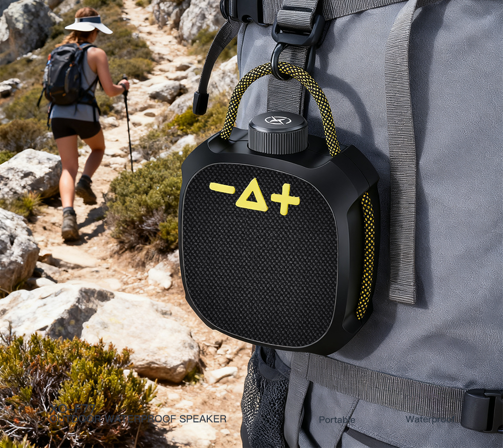 Boxa Portabila Bluetooth XO Design F77, TWS, RGB, Waterproof, Neagra