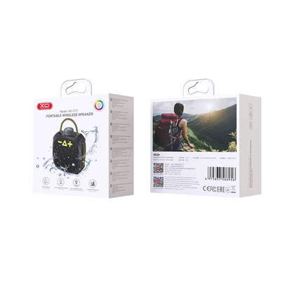 Boxa Portabila Bluetooth XO Design F77, TWS, RGB, Waterproof, Neagra