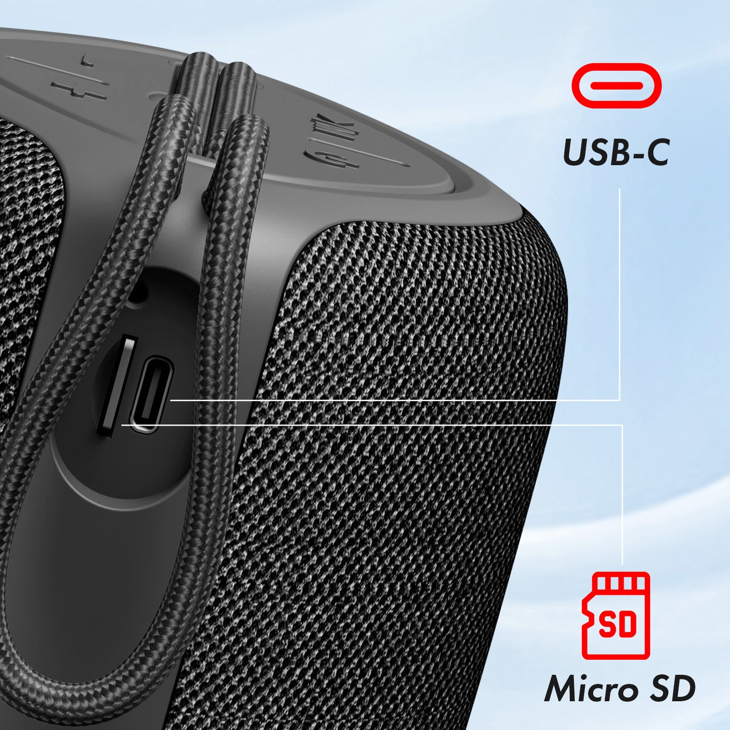 Boxa Portabila Bluetooth XO Design F38, 5W, Neagra