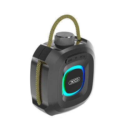 Boxa Portabila Bluetooth XO Design F77, TWS, RGB, Waterproof, Neagra