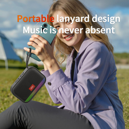 Boxa Portabila Bluetooth XO Design F66, 5W, RGB, Neagra
