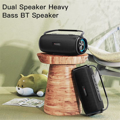 Boxa Portabila Bluetooth Yesido YSW11, 40W, RGB, Waterproof, Neagra