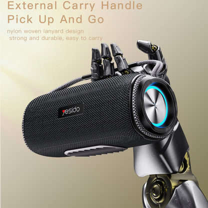 Boxa Portabila Bluetooth Yesido YSW11, 40W, RGB, Waterproof, Neagra