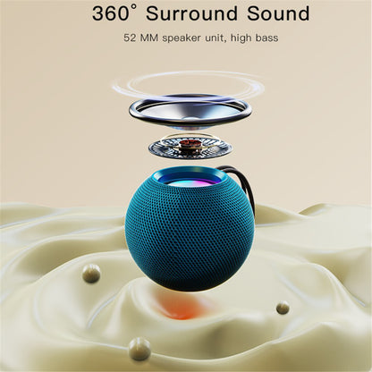 Boxa Portabila Bluetooth Yesido YSW13, 5W, RGB, Albastra