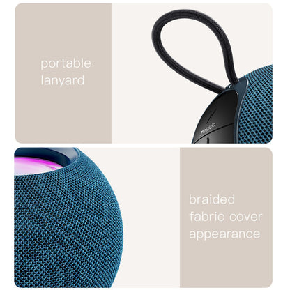 Boxa Portabila Bluetooth Yesido YSW13, 5W, RGB, Albastra