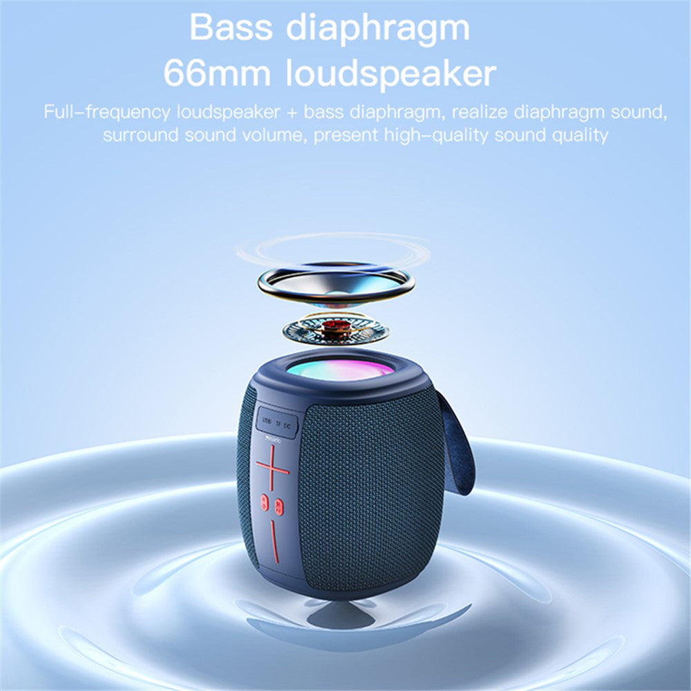 Boxa Portabila Bluetooth Yesido YSW14, 5W, RGB, Albastra