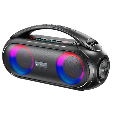Boxa Portabila Bluetooth Yesido YSW19, 40W, RGB, Waterproof, Neagra