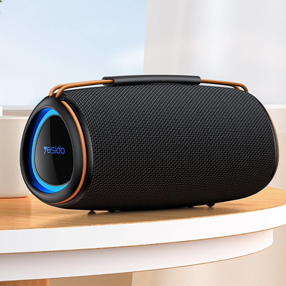 Boxa Portabila Bluetooth Yesido YSW38, 30W, TWS, RGB, Neagra