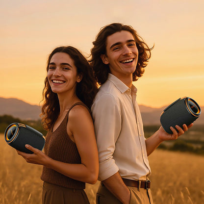 Boxa Portabila Bluetooth Yesido YSW39, 20W, TWS, RGB, Neagra