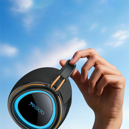 Boxa Portabila Bluetooth Yesido YSW40, 8W, RGB, Neagra