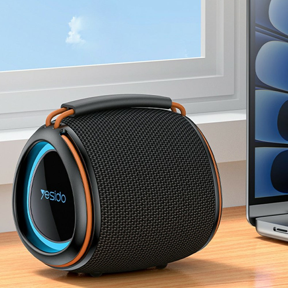 Boxa Portabila Bluetooth Yesido YSW40, 8W, RGB, Neagra