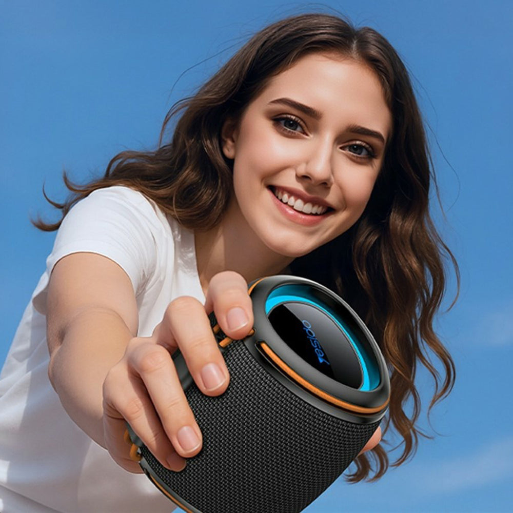 Boxa Portabila Bluetooth Yesido YSW40, 8W, RGB, Neagra