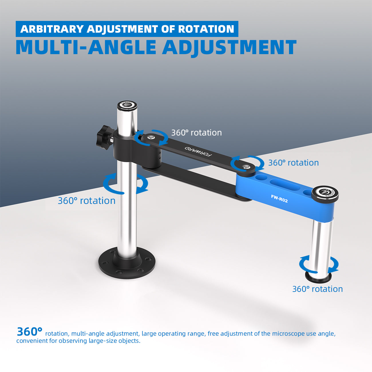 Brat Reglabil Forward FW-R02 pentru Microscop